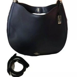 COACH Glovetanned Leather Nomad Hobo Crossbody Bag with Dust Bag nwt READ